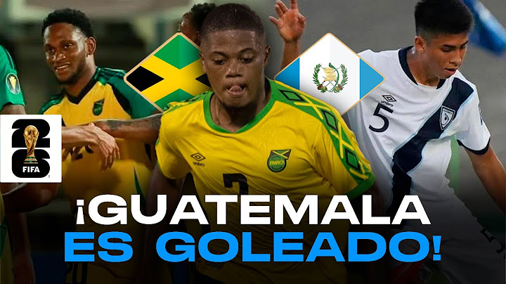 ¡Guatemala cae GOLEADO POR JAMAICA EN LA ULTIMA JORNADA! 🤯😓