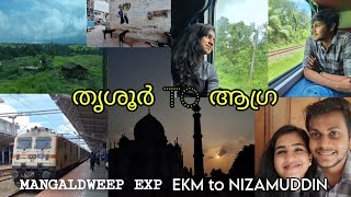 Thrissur To Agra 🗺️ ❤️by train♥️ part -1#vlogging #experience #agra #train @beautifulspark5897