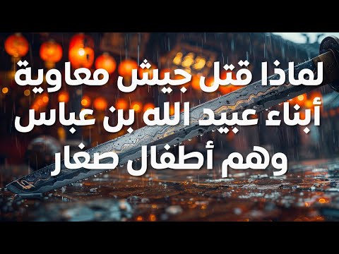 عبيد الله بن عباس لماذا قتل جيش معاوية أبناءه وهم أطفال وهل باع دمهم لمعاوية بالمال لاحقا