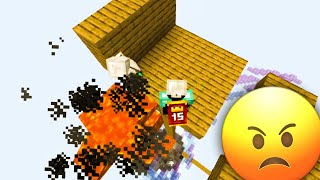 Playing skywars WRONG.