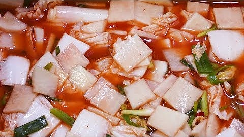 나박김치 맛있게 담그는법 : 시원함과 톡 쏘는 맛 내는 비법