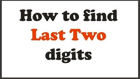 Finding Last two digits of 7^2008