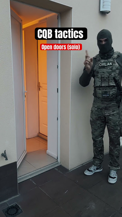 CQB tactics : open doors solo #airsoft #army #military #fakegun