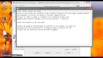 como instalar canaima 4.1 bien explicado con pendrive