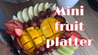 These MINI FRUIT PLATTERS are becoming a weekly thing! ❤| #healthy #fruit platter #healthylifestyle