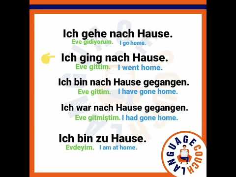 Gehen Präsens, Präteritum,