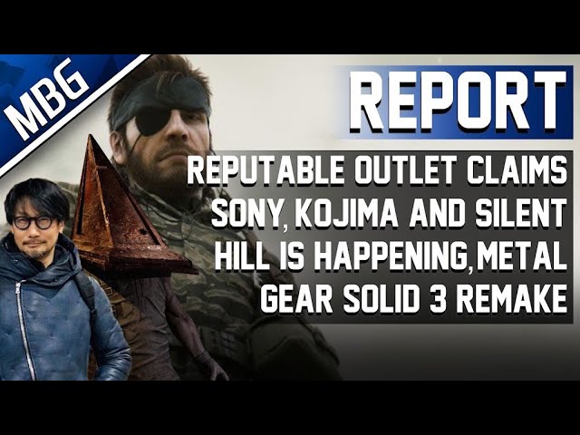 Kojima making Silent Hill as Konami plans Metal Gear Solid 3