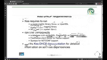 Using the Kea DHCP Server - Session 2 of 6. Installation and Configuration, 20 September 2020