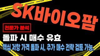 SK바이오팜 - 단기보다는 중장기 관점에서 접근이 유효한 종목입니다. 핵심 저항 가격 돌파 시, 추가 매수 전략 검토 가능.