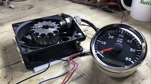 Hướng Dẫn Sài Đồng Hồ Tua Máy Với Cảm Biến Bánh Răng - Minh Nghia