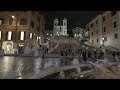 [4K HDR] Evening walk, from Caravaggio to Fendi | Rome, Italy | Slow TV