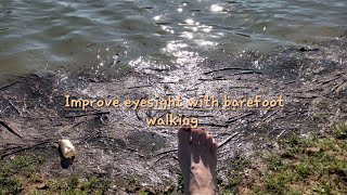 Walking Barefoot on Grass and Water has a magical benefits