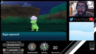INSANE LUCK Shiny Bagon via SOS in Pokemon Sun and Moon