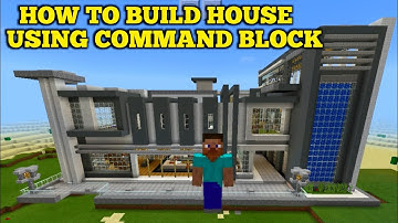 How To Make House in Minecraft using Command block