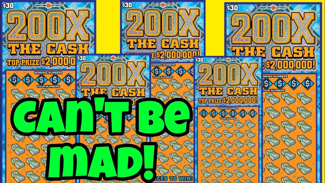 I PLAYED 5 IN A ROW AND WON! MD LOTTERY 🔴 200X THE CASH SCRATCH OFF