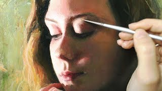 Oil Painting Time Lapse Shadow Portrait Oil Painting Time Lapse Shadow Portrait