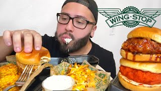 NEW! Wingstop CHICKEN SANDWICH Worth The Hype?