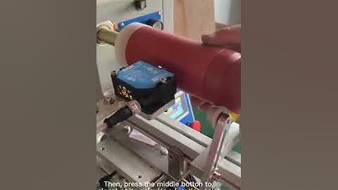 DM400-2S Perfume bottles Screen printing machine /Step 5, sensor setting