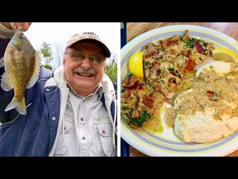 Angling for Fish in Cajun Mustard Cream Sauce