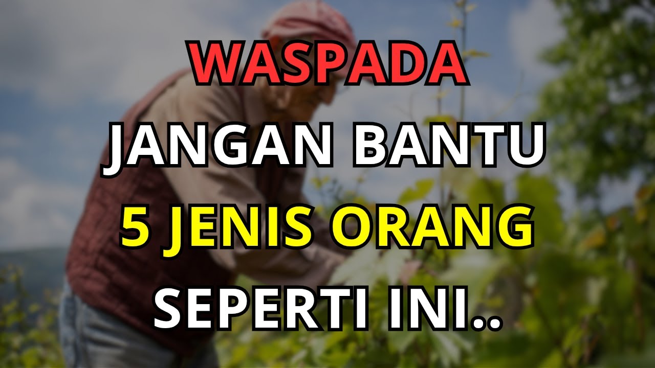 5 Tipe Orang yang Sebaiknya Tidak Terlalu Dibantu agar Tetap Tenang dan Bermartabat di Usia Tua