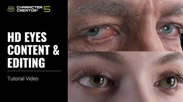 HD Eye Content and Editing | Character Creator 5 Tutorial