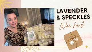 My largest Lavender & Speckles Wax Haul! #lavenderandspeckles #waxhaul @lavenderandspeckles