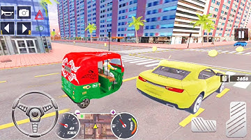 City Tuk Tuk Auto Rickshaw Drive 3D – Passanger Tuk Tuk Gadi Driver Simulator #3 – Android Gameplay