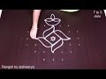 Pandaga muggulu beautiful deepam rangoli  7 to 3 dots diwali 2020 kolam designs  ramrangoli