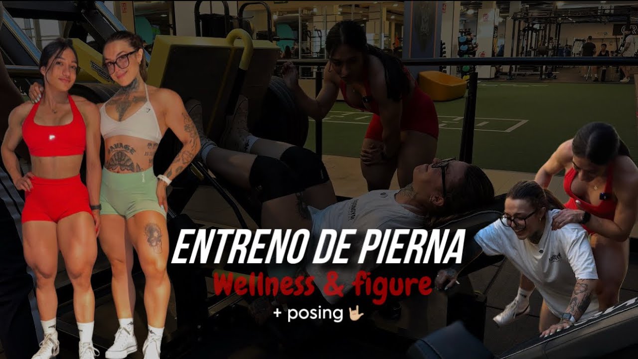 Entreno de pierna con Fabiola Rios, competidora wellness + check presencial con mi preparador 🫶🏼
