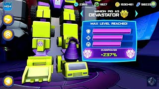 Angry Birds Transformers - Minion Pig As Devastator Deceptihogs