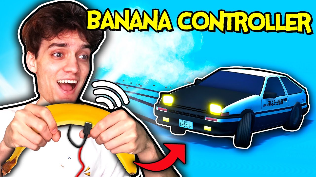 This video game is controlled by bananas