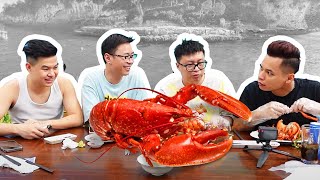 (Restream) Eating giant Alaskan Shrimp for free, spend 5 seconds for 10 million with Do Mixi.