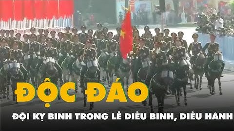 Độc đáo đội kỵ binh trong lễ diễu binh, diễu hành mừng đại lễ 30-4 tại TP.HCM