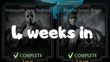 4 weeks in. What is my progress on my beginner account! MK Mobile