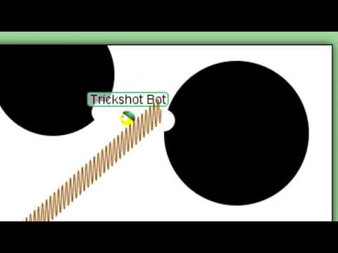 Trickshot vs Evolution bot: Graph war