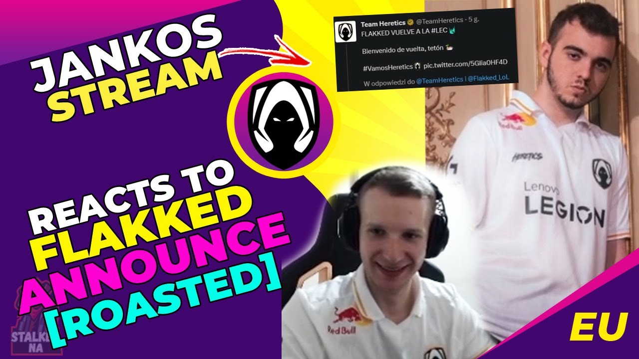 Jankos Reacts to FLAKKED Official Announcement 👀 [ROASTED]