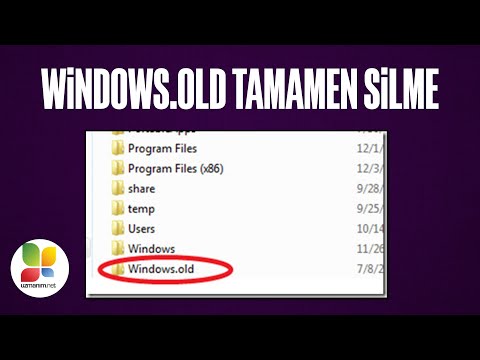 Video: C sürücüsündeki Windows eski klasörünü silebilir miyim?