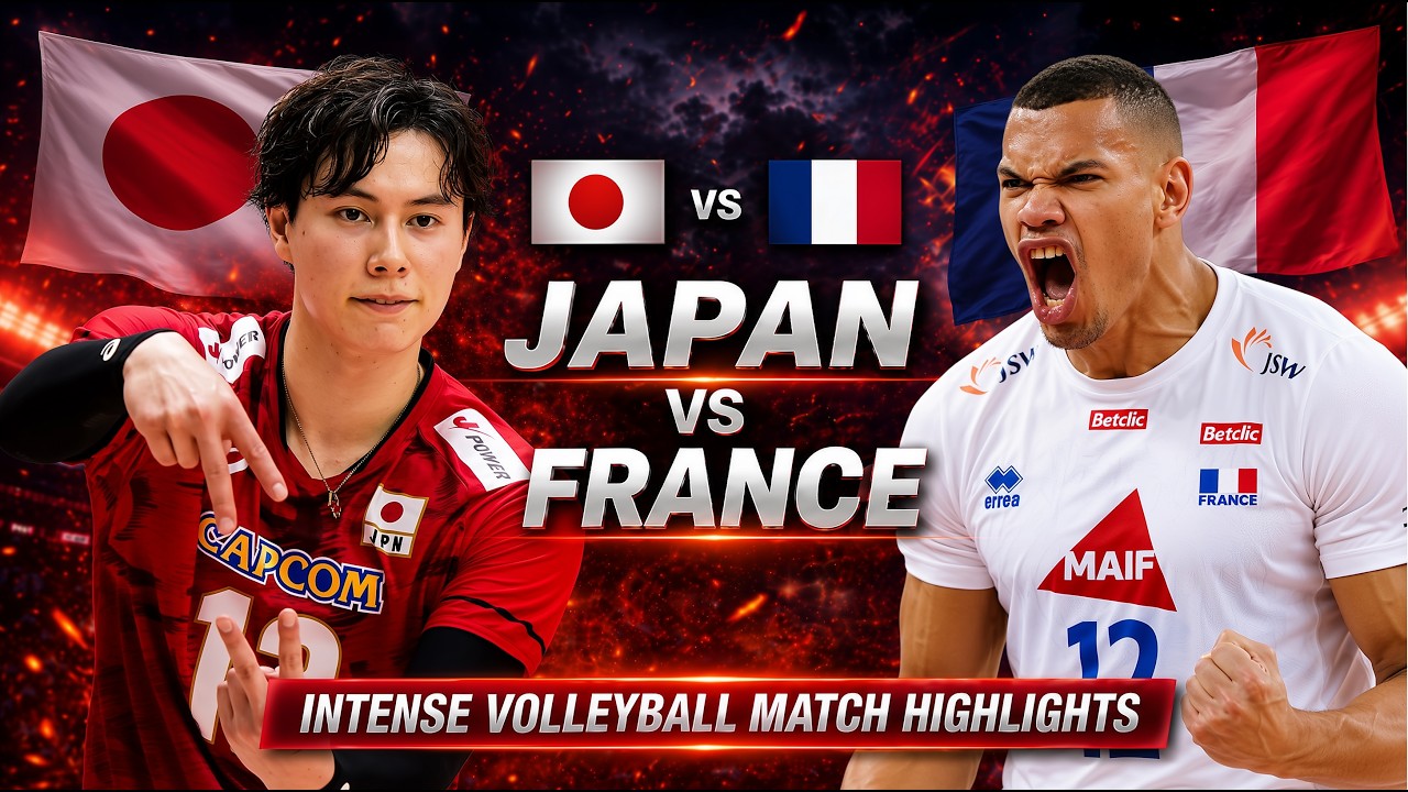 THIS MATCH BROKE THE INTERNET | Japan vs France Volleyball Battle