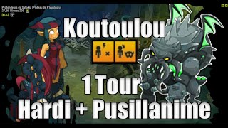 Validé Hardi et Pusi sur le même combat | Koutoulou 1 Tour | Panda/Iop/Iop/Iop