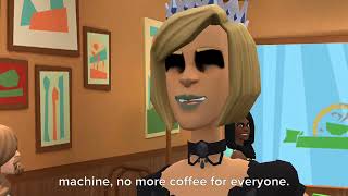 Ms. R Breaks Starbucks Coffee Espresso Machiunded