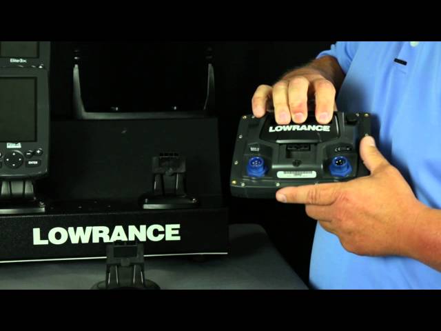 How to remove your Lowrance Elite unit from the Quick-Release Bracket 