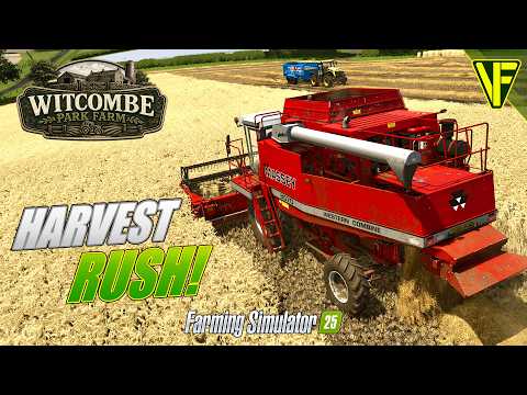 The Harvest Won’t Slow Down! | Witcombe Park Farm Ep.25 | FS25