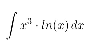 Integral of (x^3)*ln(x) (by parts)
