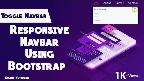 How to make #responsive navbar using Bootstrap || Fully responsive toggle Navbar || Bootstrap5