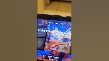 Two opponents get splattered by a Range Blaster shot! Splatoon 3 Nintendo Switch (10/8/2023) #shorts