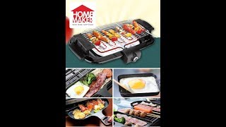 HENGBO Electric Smokeless Indoor Barbecue Grill, Raclette Grill, Table Grill