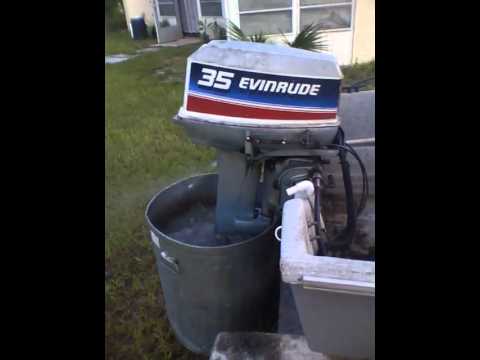 35 hp Evinrude For Sale - YouTube