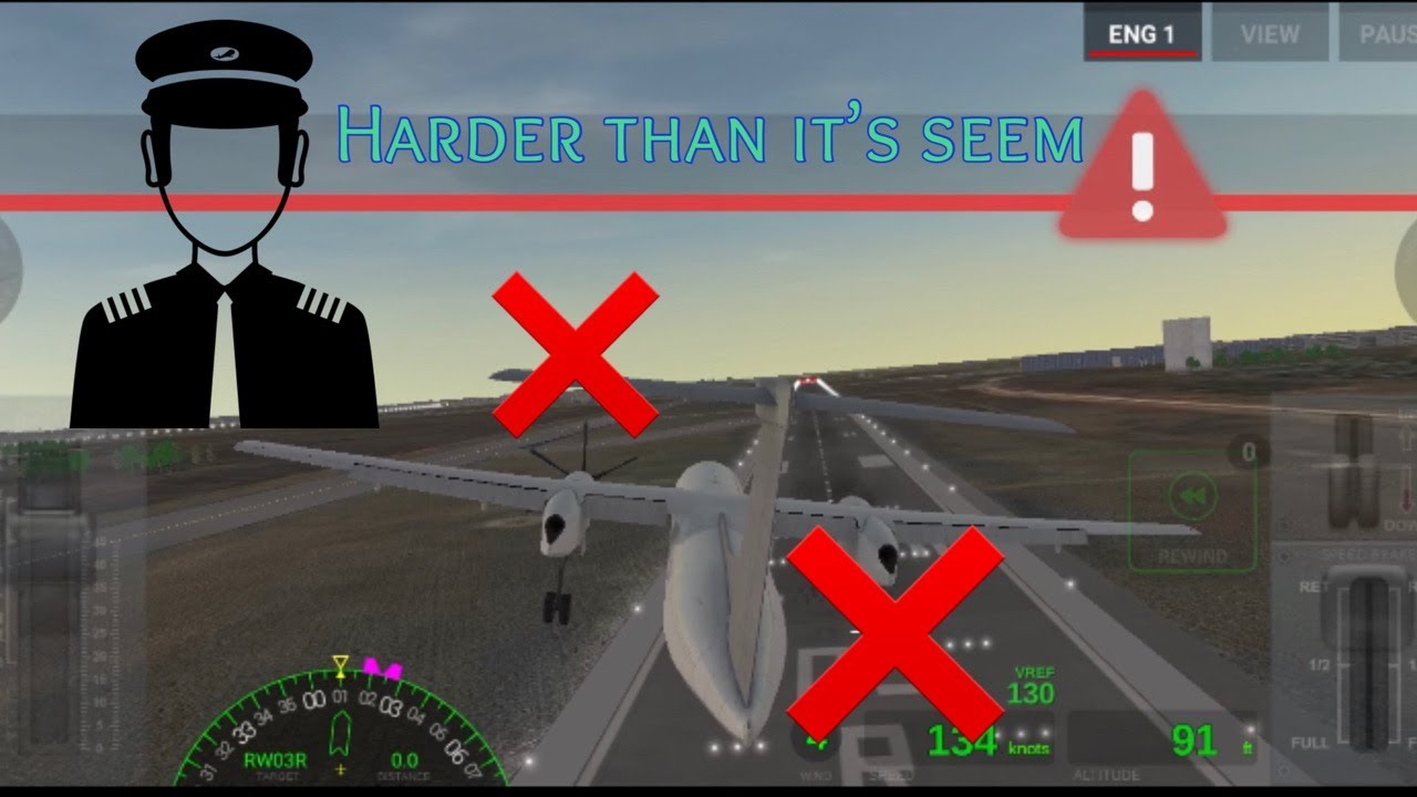 Airline Commander The Hardest Landing Ever Part 2 - YouTube