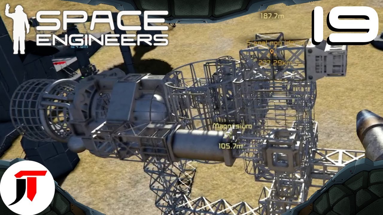 🚀🏗️ La base du 1er vaisseau 🚀🏗️ - SPACE ENGINEERS 19 - YouTube