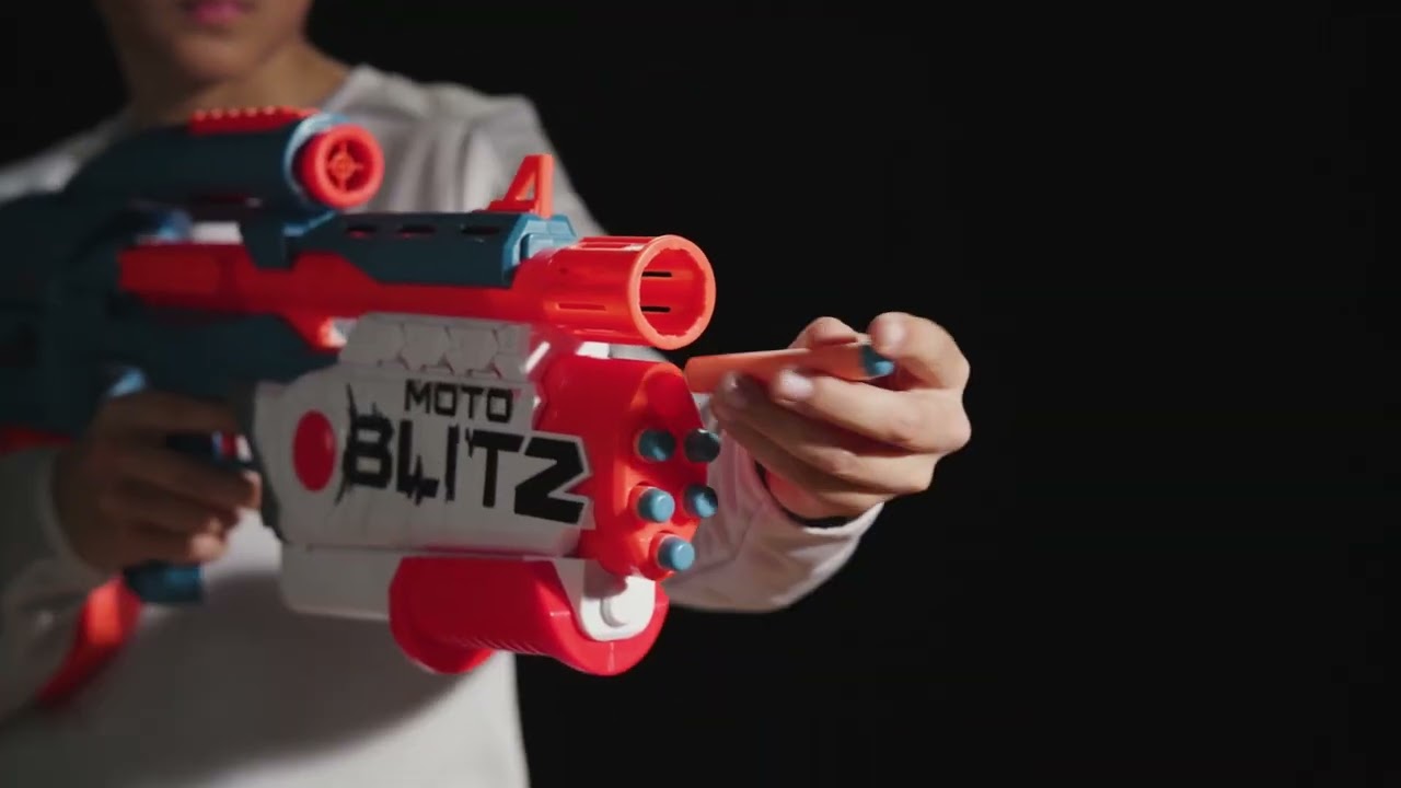 Autre jeu de plein air Nerf Elite 2.0 Motoblitz - 22 fléchettes incluses -  Viseur intégré- a partir de 8 ans